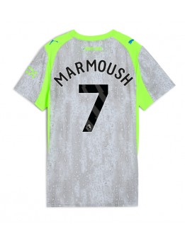 Billige Manchester City Omar Marmoush #7 Tredjedrakt Dame 2025-26 Kortermet